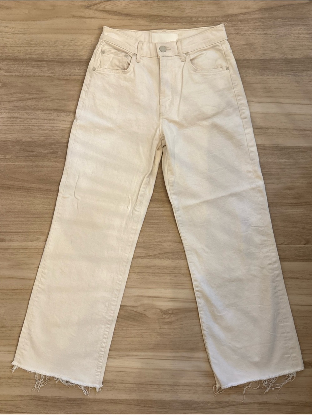 MOTHER The Mid-Rise Maven Ankle Fray Jeans size 24 - Picture 2 of 6